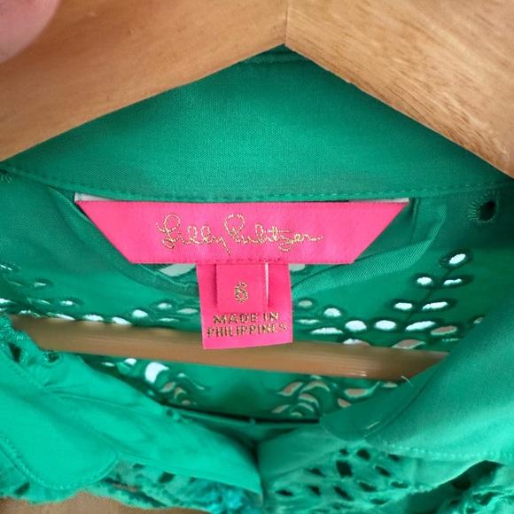 Lilly Pulitzer Amrita Eyelet Midi Dress new condition. Size  6 - Picture 7 of 11